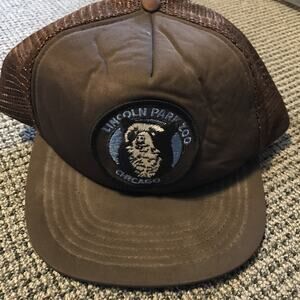 Lincoln‎ Park Zoo Chicago Trucker Hat Brown OSFA